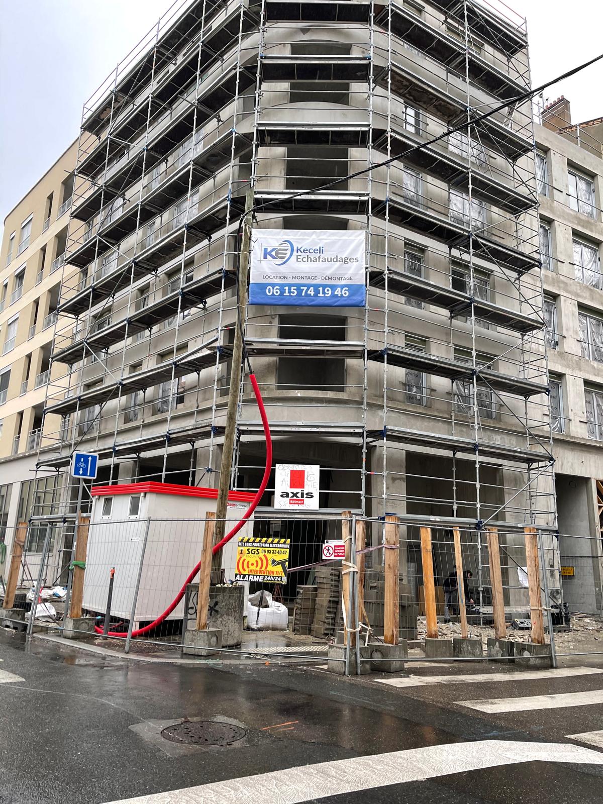 Caméras de vidéosurveillance sur dépôt logistique